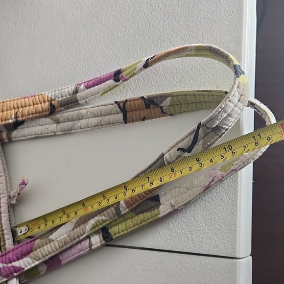 Vera Bradley floral shulder bag purse  side pocket side zip - Picture 11 of 13